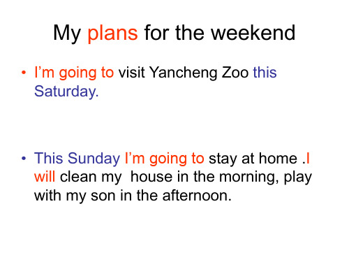 牛津6BUnit6Planningfortheweekend