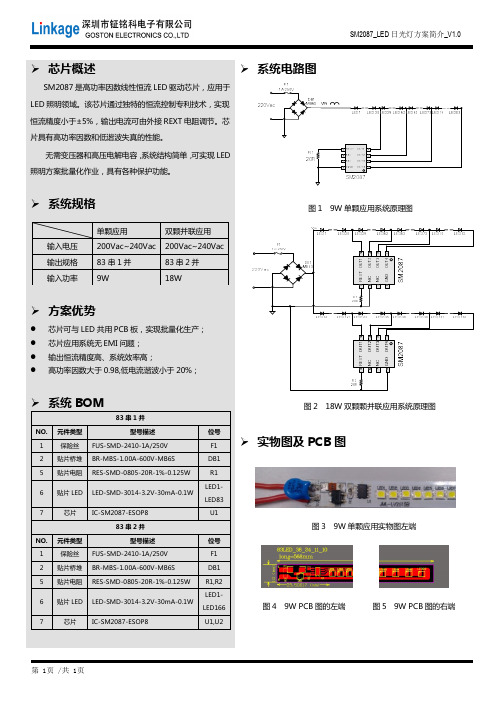 SM2087工作原理_T8T5light照明方案