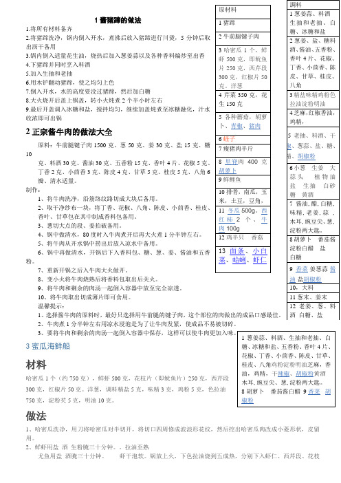 60岁寿宴食谱,和大家分享一下