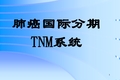 肺癌国际分期TNM系统