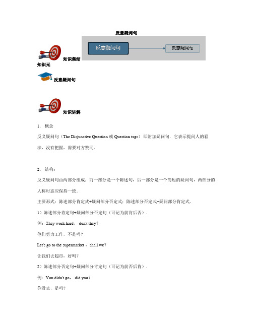 反意疑问句(教师版)