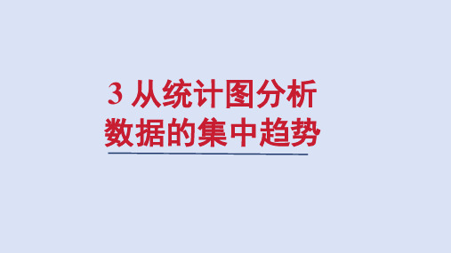 北师大版八年级数学上册第六章 从统计图分析数据的集中趋势