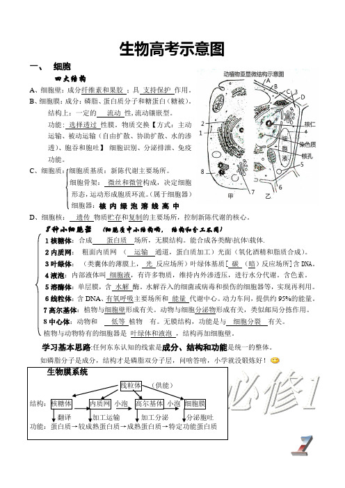 新课标生物高考示意图2014