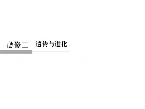 2018版浙江生物选考部分B版课件 必修二 2-5孟德尔定律及人类遗传病与健康 含解析