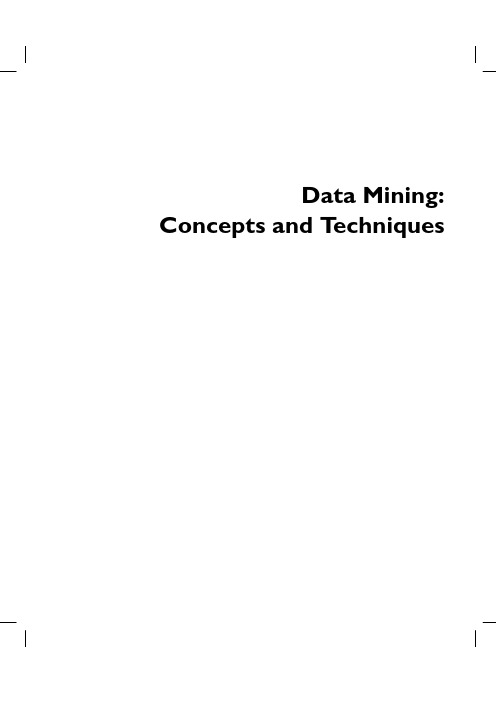 Data Mining Concepts and Techniques