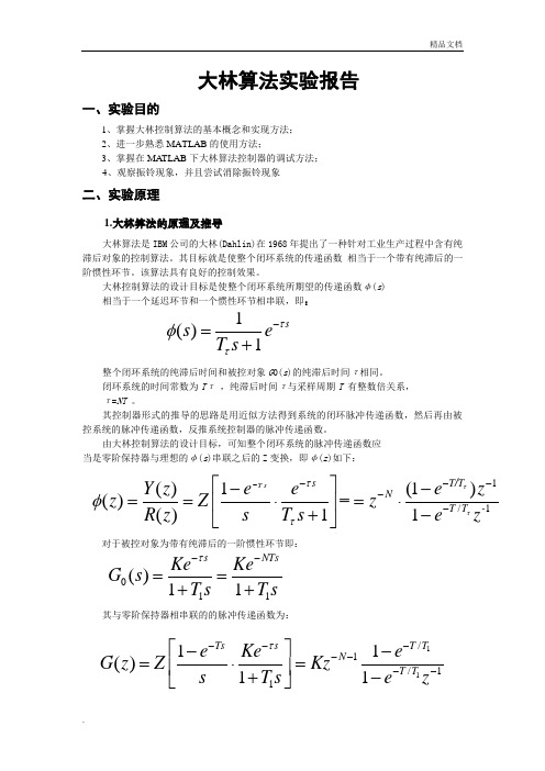 大林算法实验报告