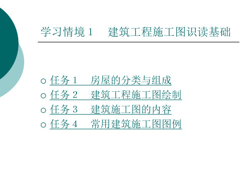 建筑工程施工图识读基础