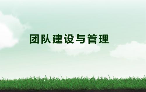 团队建设与管理