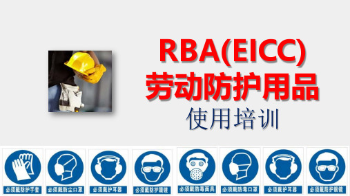 RBA(EICC)劳动防护用品使用培训73