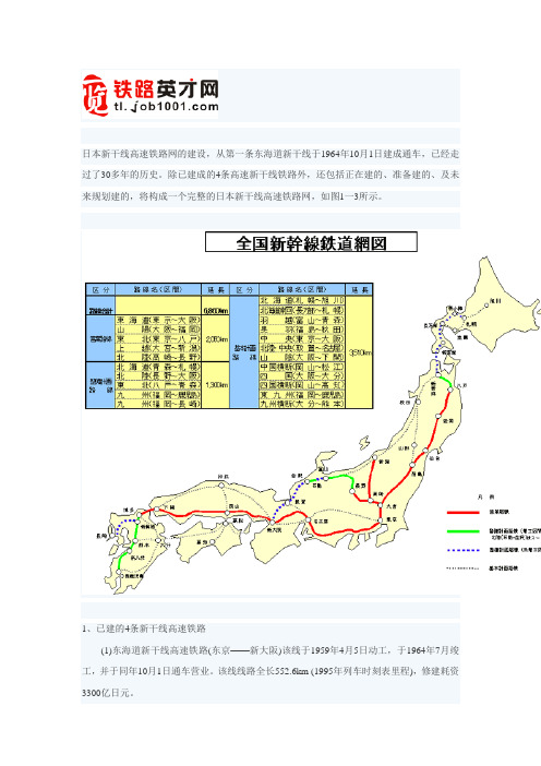 新干线高速铁路网