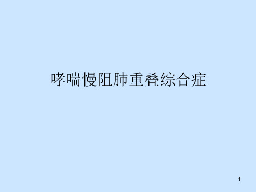 哮喘慢阻肺重叠综合症ppt课件