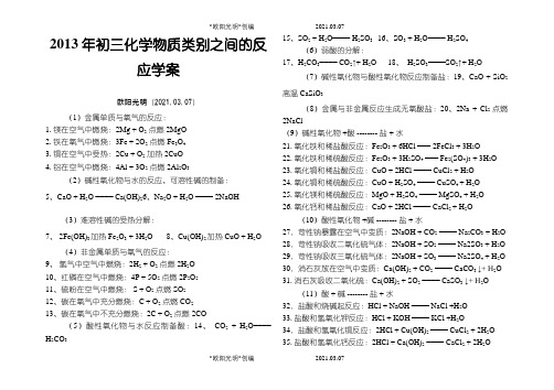 2021年八圈图化学方程式分类(用过)