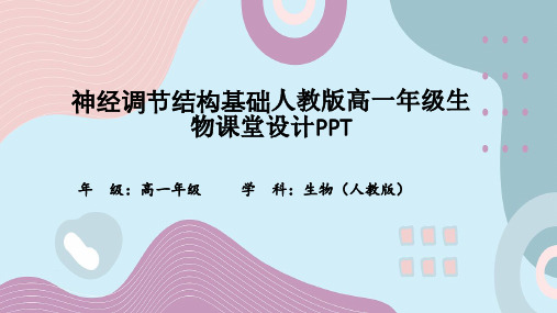 神经调节结构基础人教版高一年级生物课堂设计PPT