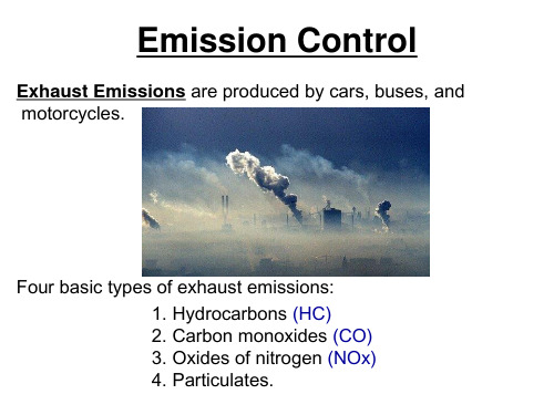 Emission Control