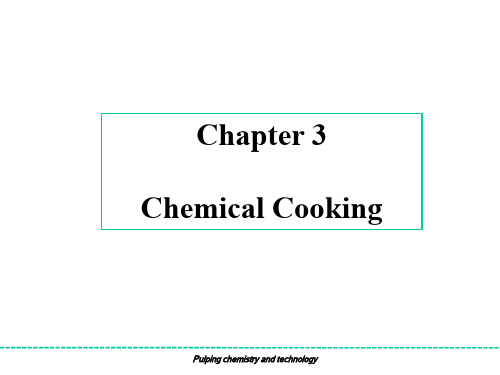 第三章 化学制浆