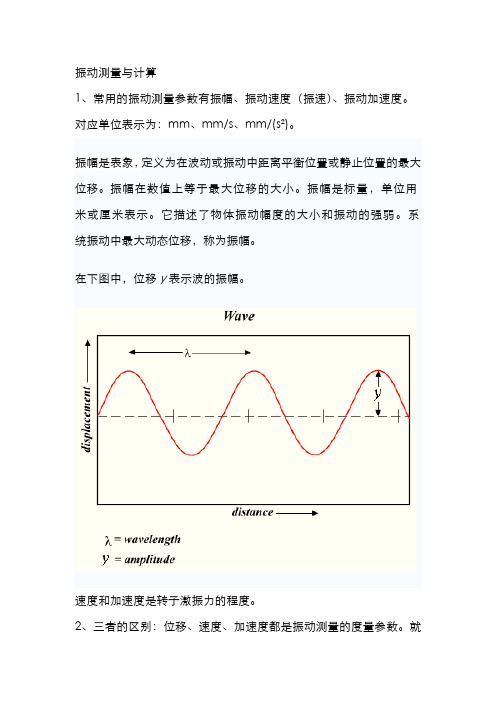 振动测量与计算