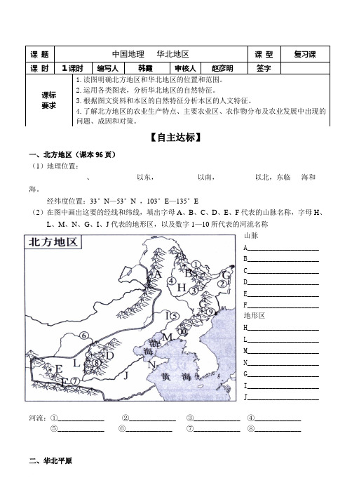 华北平原复习课件