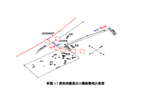 隧道爆破警戒图