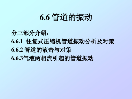 过程工业成套装备—管道的振动