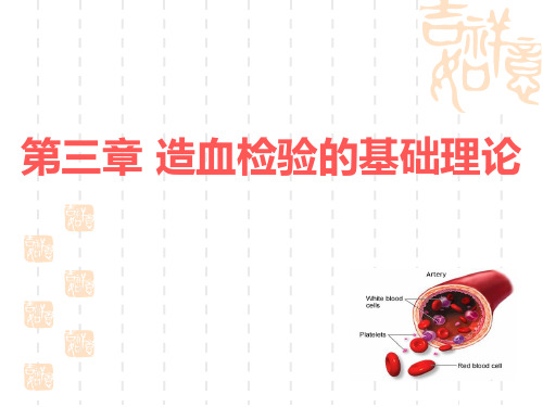 第三章 造血检验的基础理论