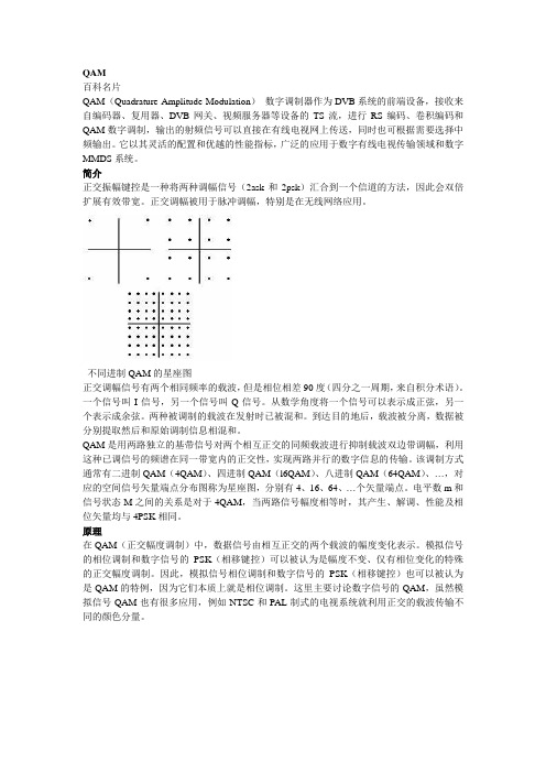 QAM调制原理