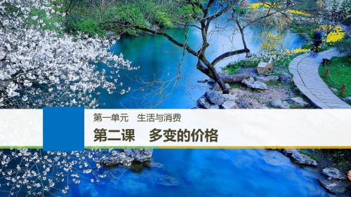 2019-2020版高考政治一轮浙江选考总复习课件：第一单元 生活与消费 第二课