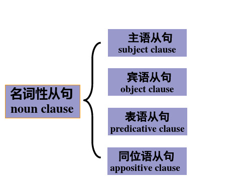 高中英语名词性从句详细讲解