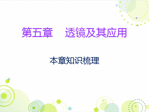 秋人教版八年级物理上册课件：期末复习第五章本章知识梳理(共13张PPT)