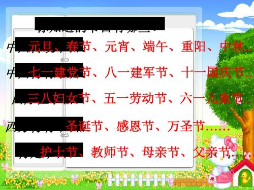 四年级语文上册习作一设立节日作文 PPT精品课件3苏教版