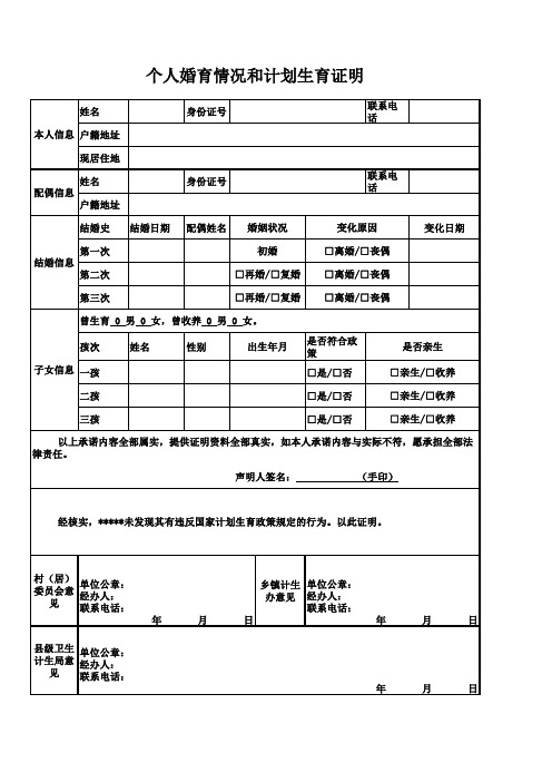 上海居转户计划生育证明开始