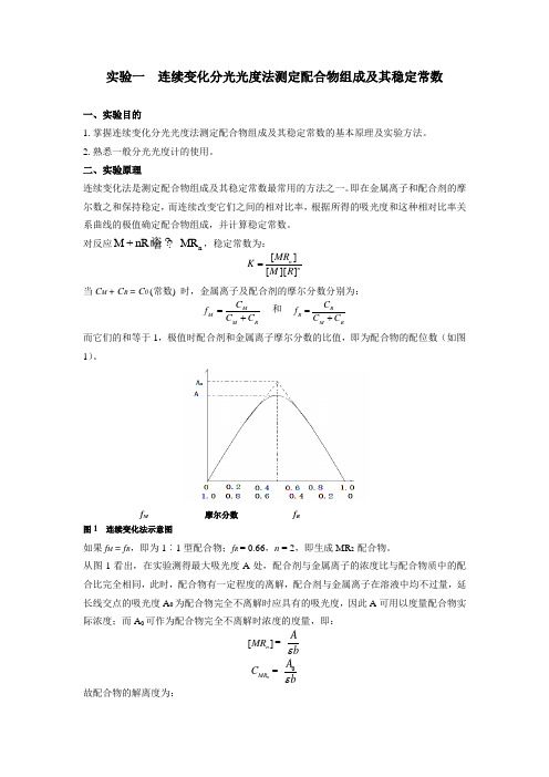 分析实验上