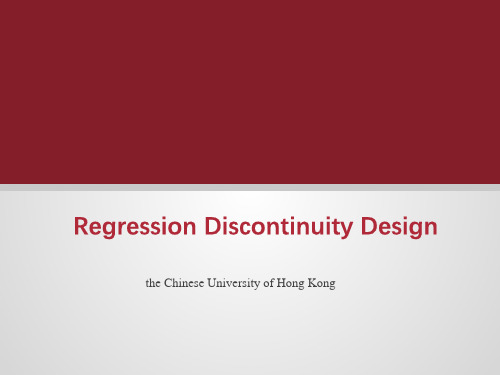 Regression Discontinuity Design v2