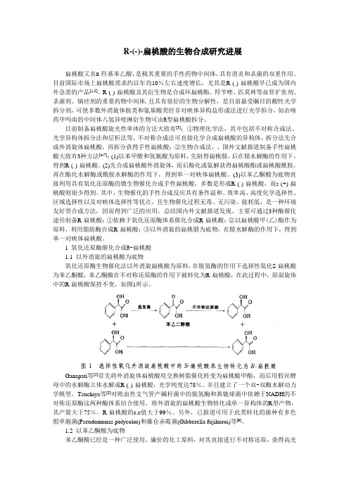 R-(-)-扁桃酸的生物合成研究进展