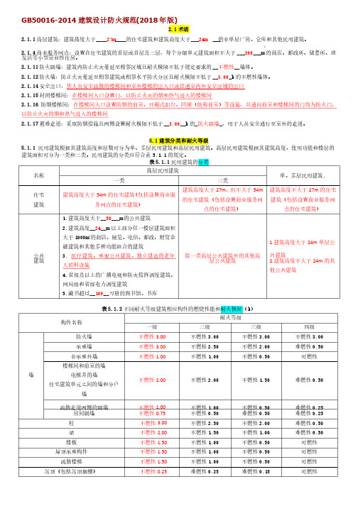 规范考试-建筑设计防火规范测试答案