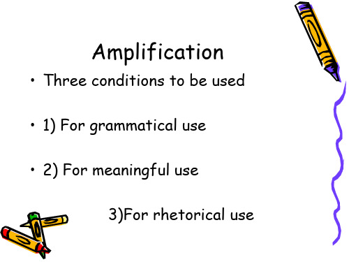 Amplification 翻译PPT2014.0915 (1)