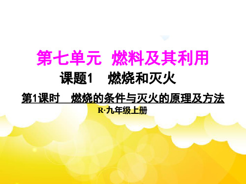 人教版九年级化学上册课件第七单元燃料及其利用 PPT课件全套