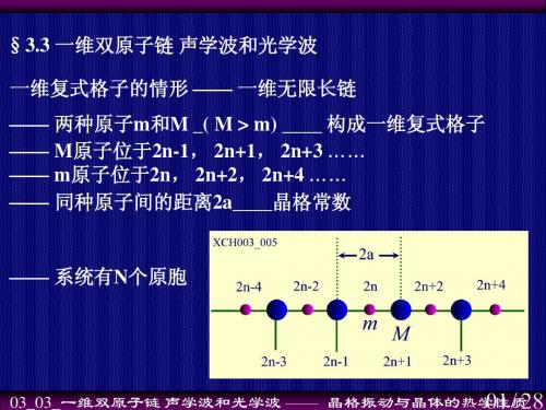 03_03一维双原子链 声学波和光学波