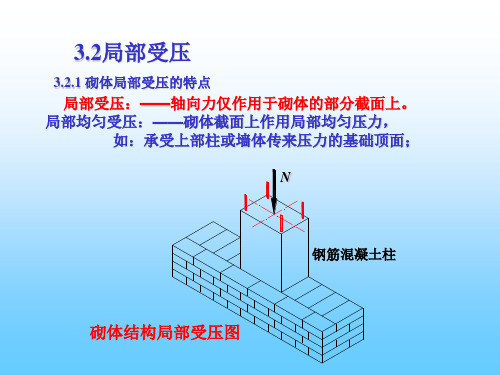 砌体结构局部受压