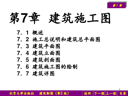 第7章建筑施工图PPT课件