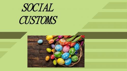 跨文化社会习俗social customs