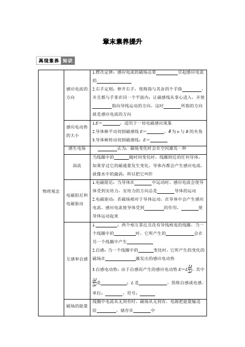 高中物理选修二 学习笔记 第2章 章末素养提升