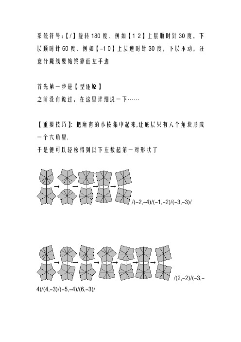 sq1魔方还原教程