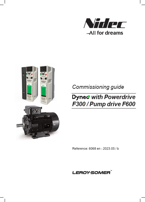 Powerdrive F300 Pump drive F600 启动指南说明书