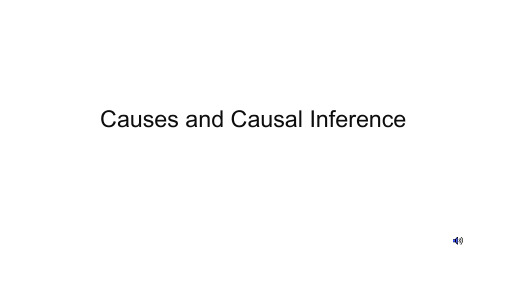 (少儿有声英语点读本)Causes and Causal Inference