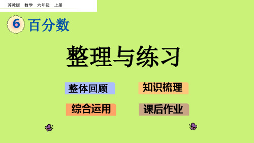 苏教版六年级上册整理与练习优质课堂教学PPT课件