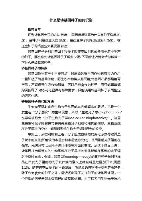 什么是转基因种子如何识别