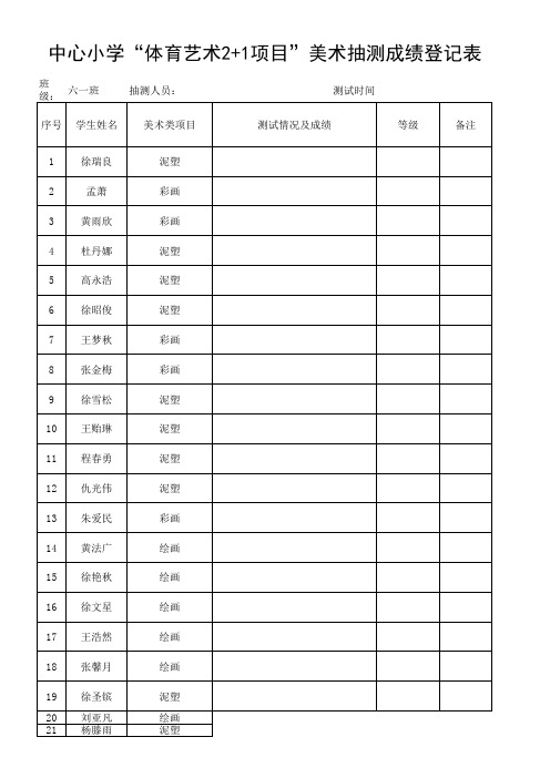 美术项目报名报201209