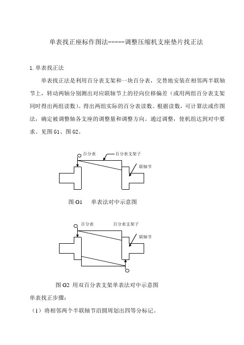 单表找正座标作图法