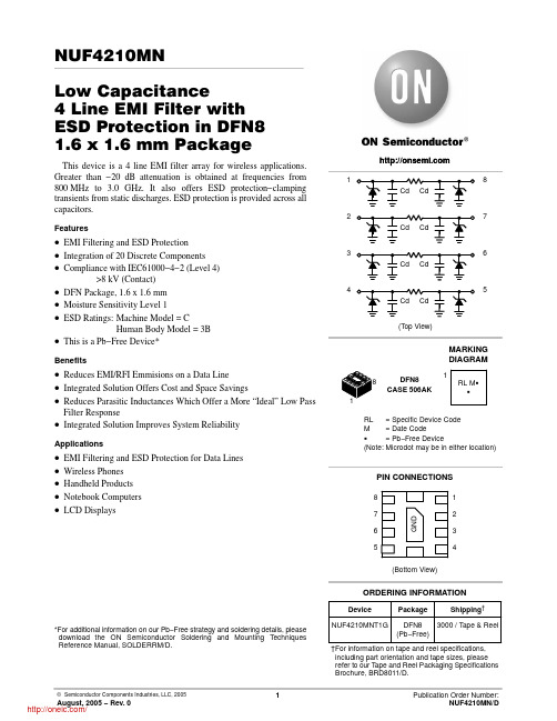 NUF4210MNT1G;中文规格书,Datasheet资料