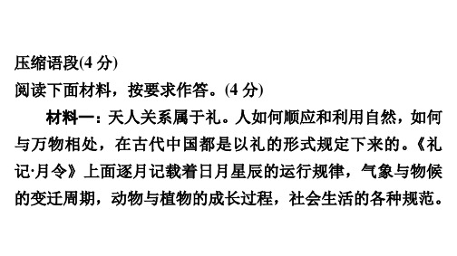 组合训练(八)能力提升讲练课件—广东省中考语文复习